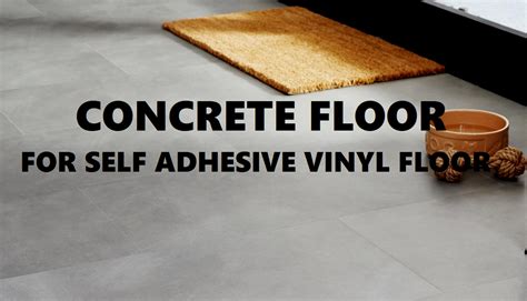 best self stick tile for concrete floor
